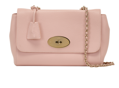 Medium Lily, &pound;495, Handbags, Pink, Leather, Front view